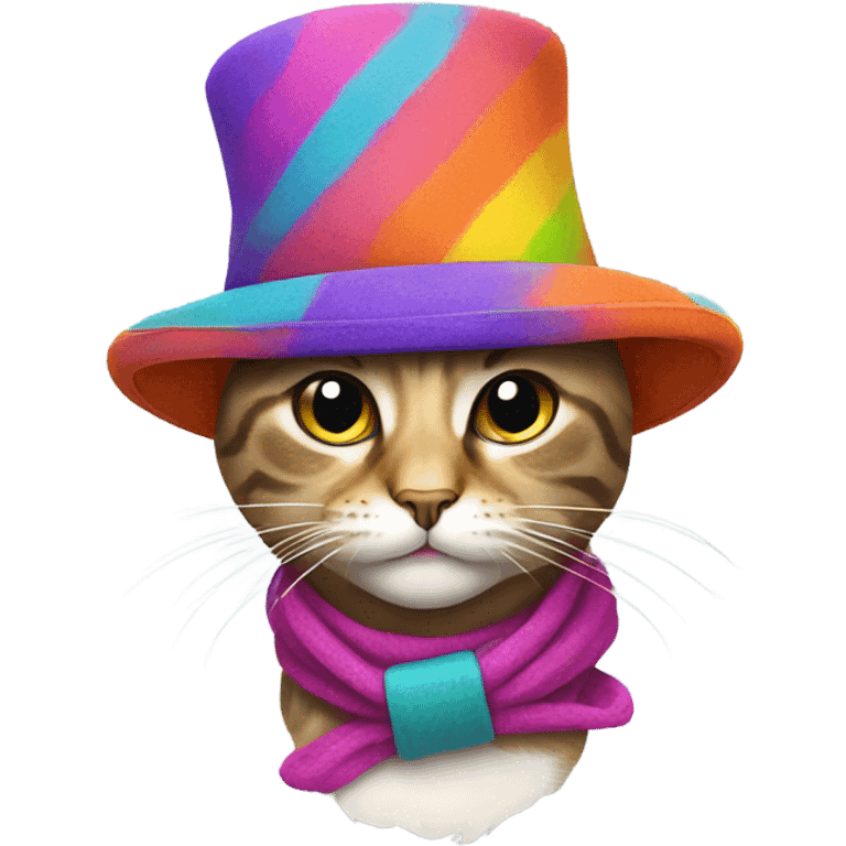 cat with a hat emoji