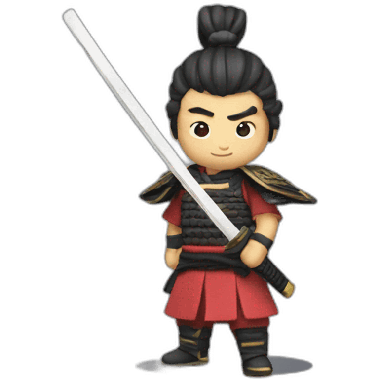 male katana samurai emoji