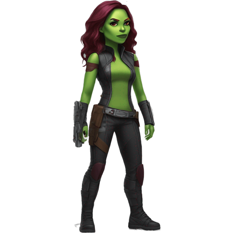 Gamora full body  emoji