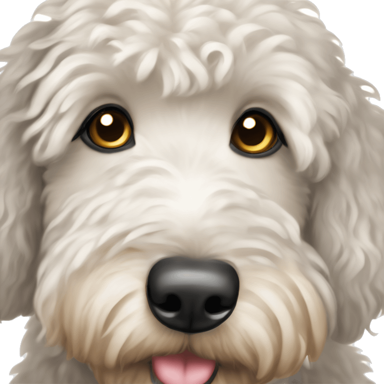 Merle goldendoodle  emoji