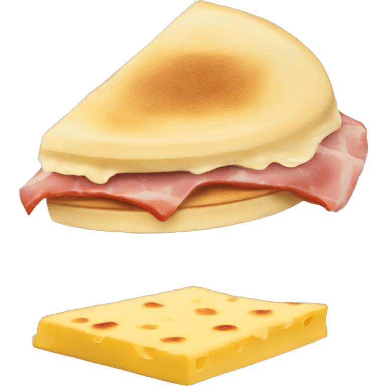 Arepa de jamón y queso emoji