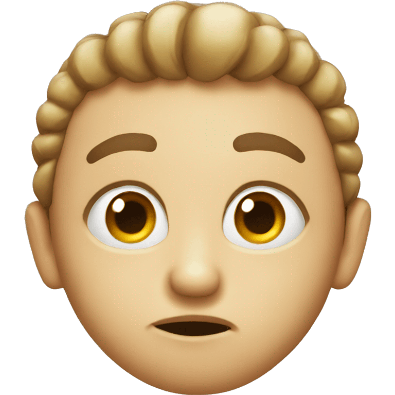 emoji doing side eye emoji