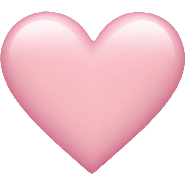 light pink heart emoji