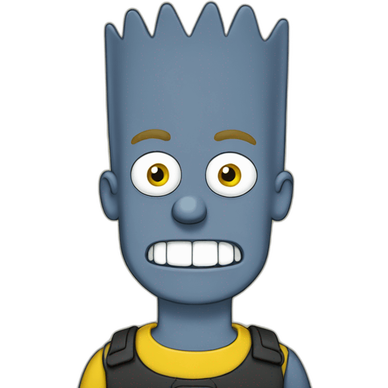 Bart from "the simpson" show emoji