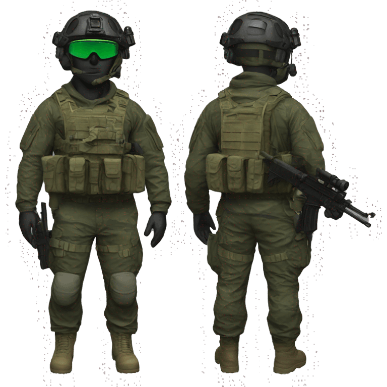 us special force operator with pvs 31 night vision goggles  emoji