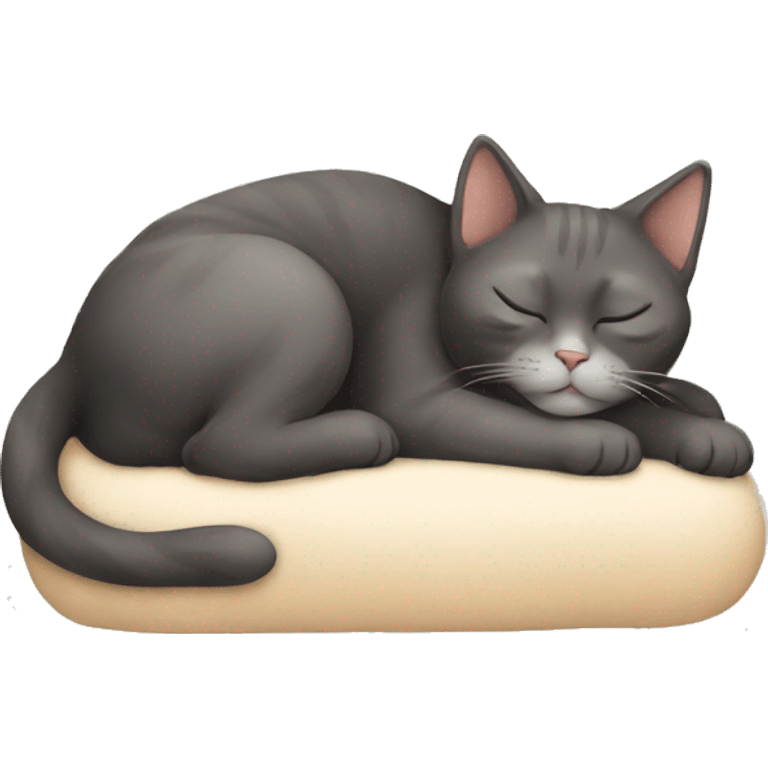 Cat with sleeping emoji