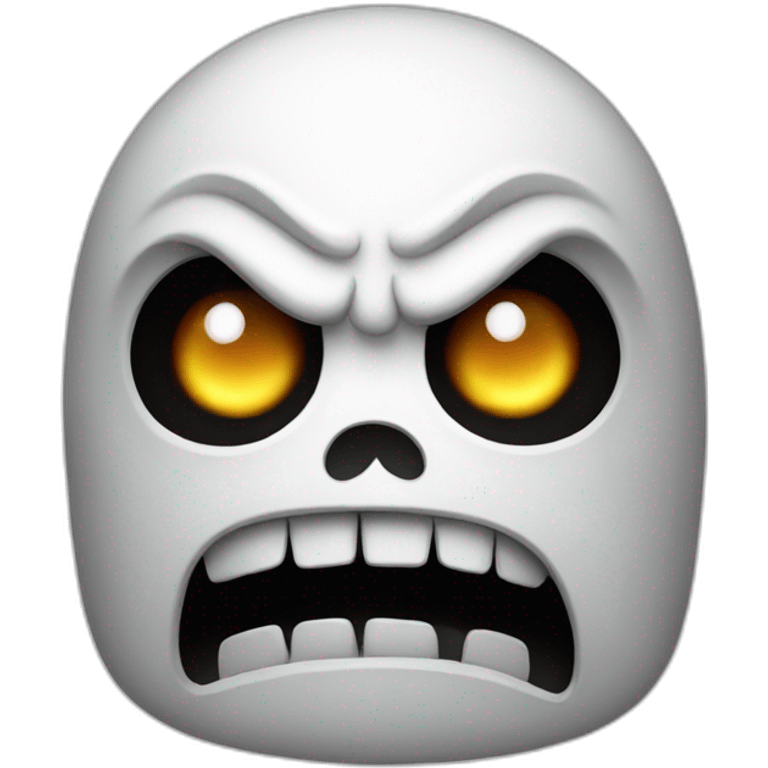 angry,ghost emoji