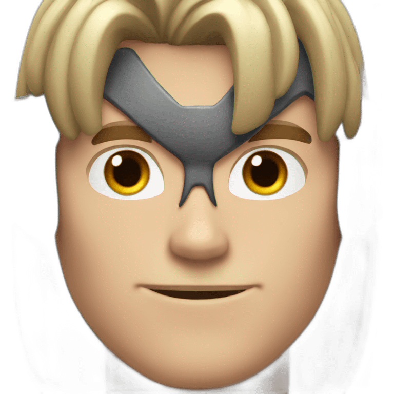 Superhero guy, muscle, white skin, brown hair emoji