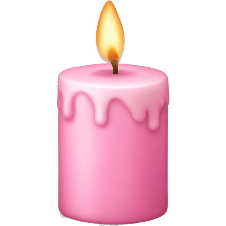 light pink candle emoji