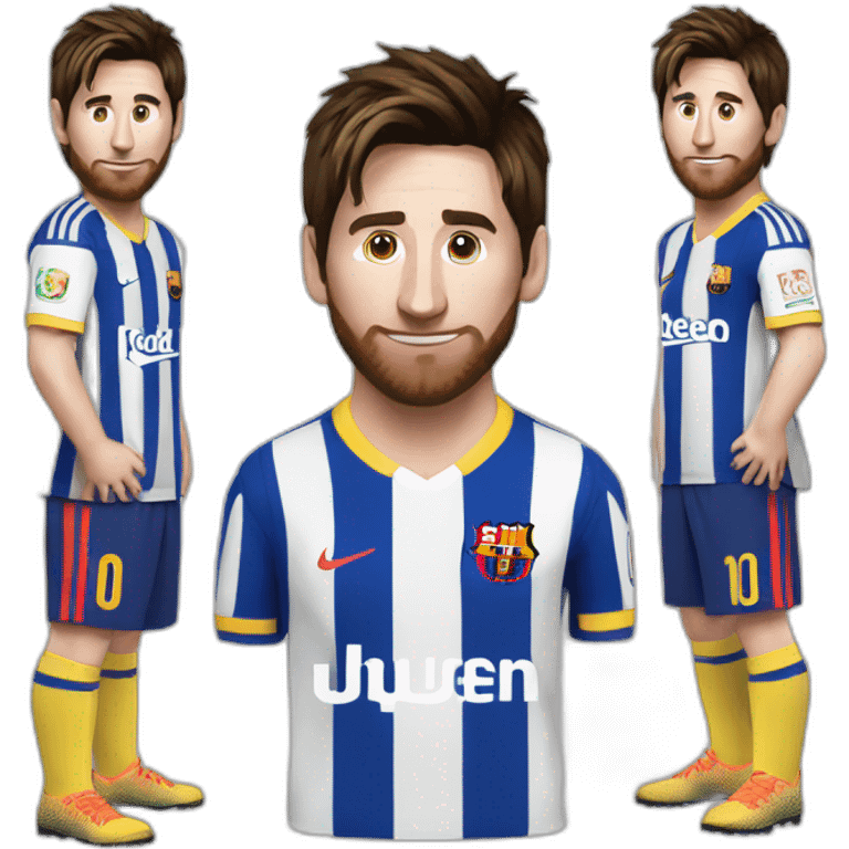 messi avec la cdm emoji