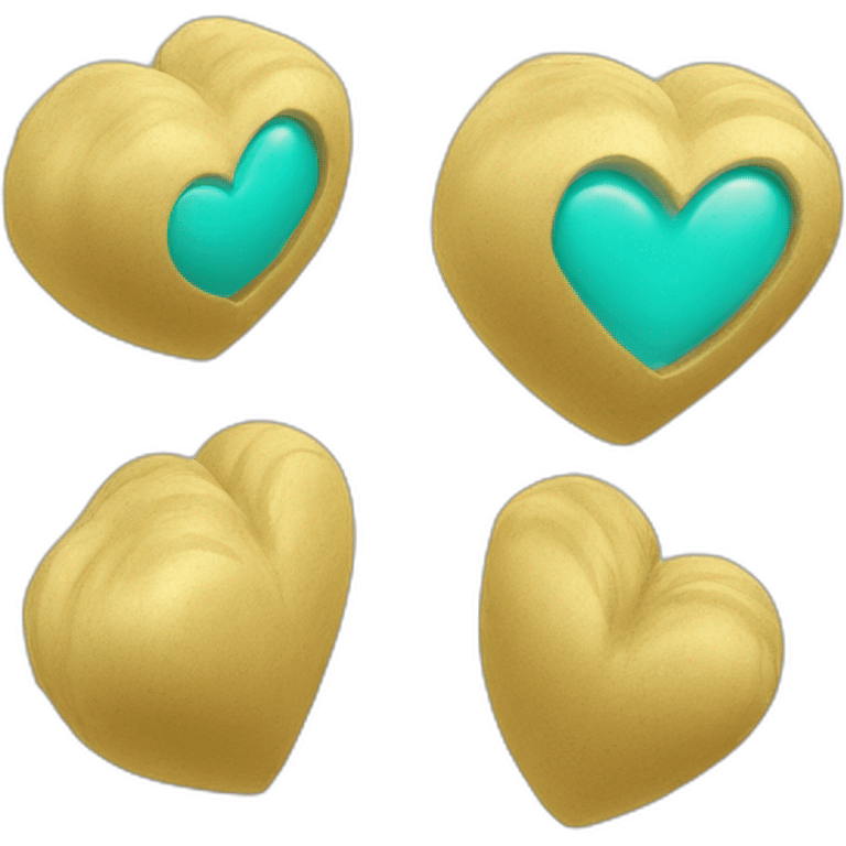 Cœur turquoise emoji