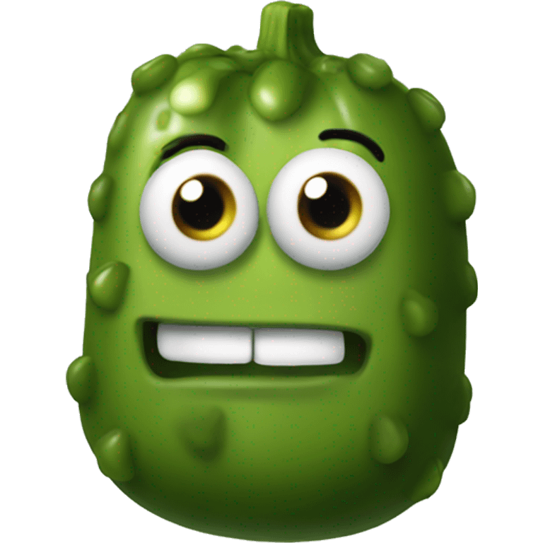 Realistic pickle emoji