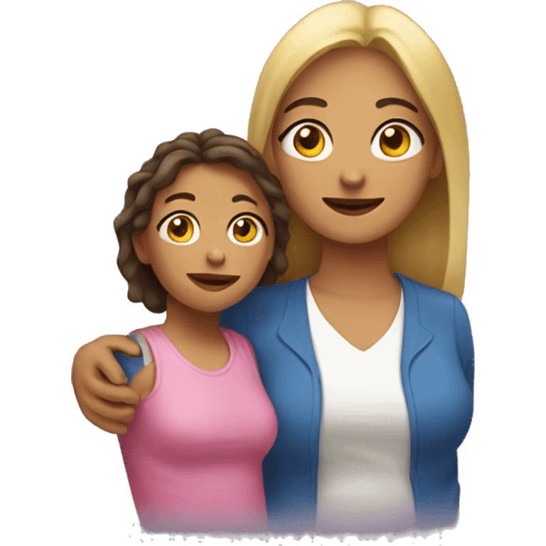 Madre e hija emoji