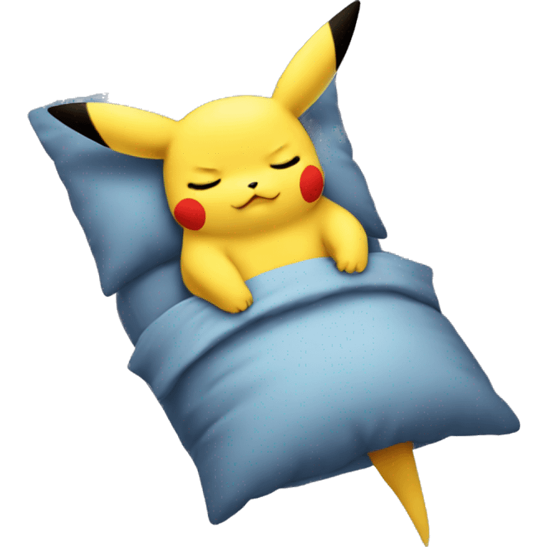 pikachu sleeping  emoji