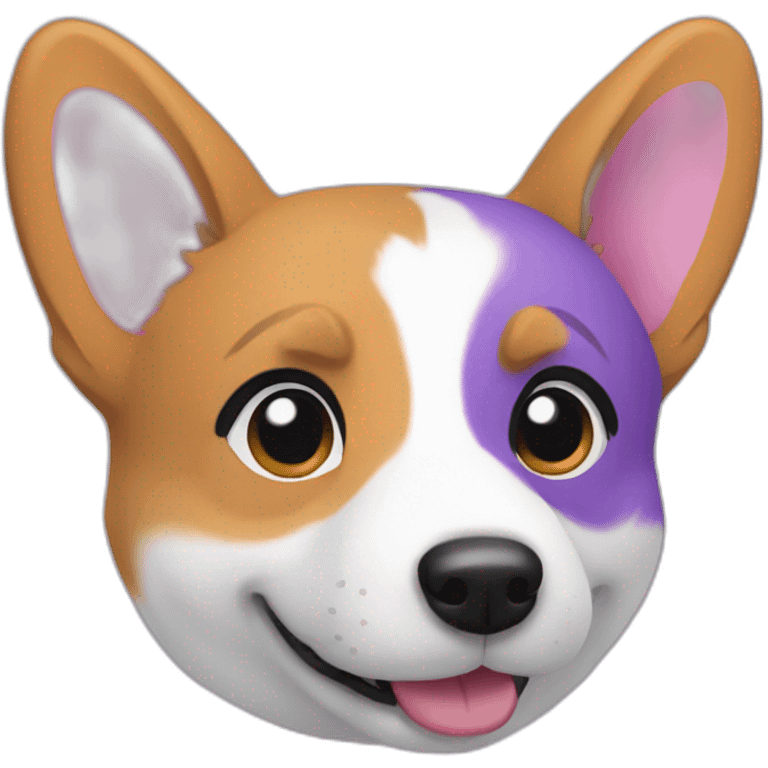 Purple Corgi emoji