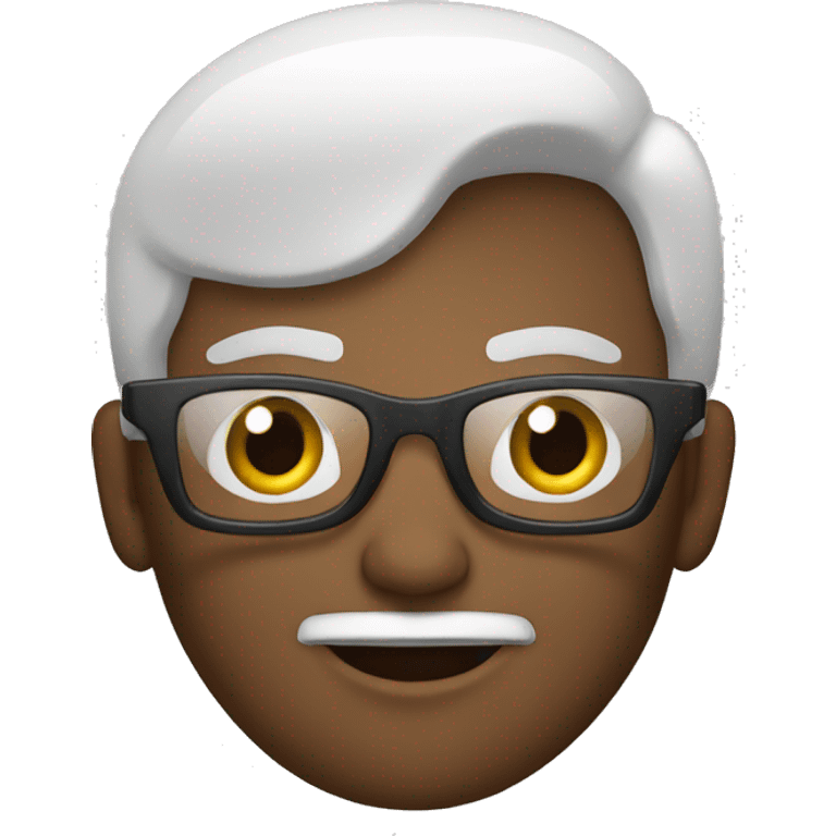 Homem branco com macbook emoji