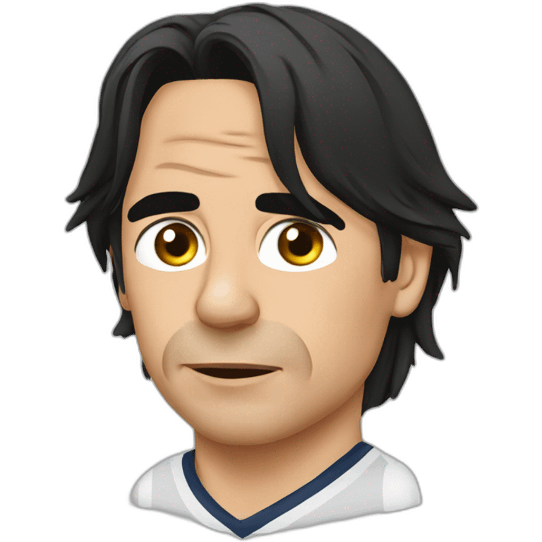 simone inzaghi with tears emoji