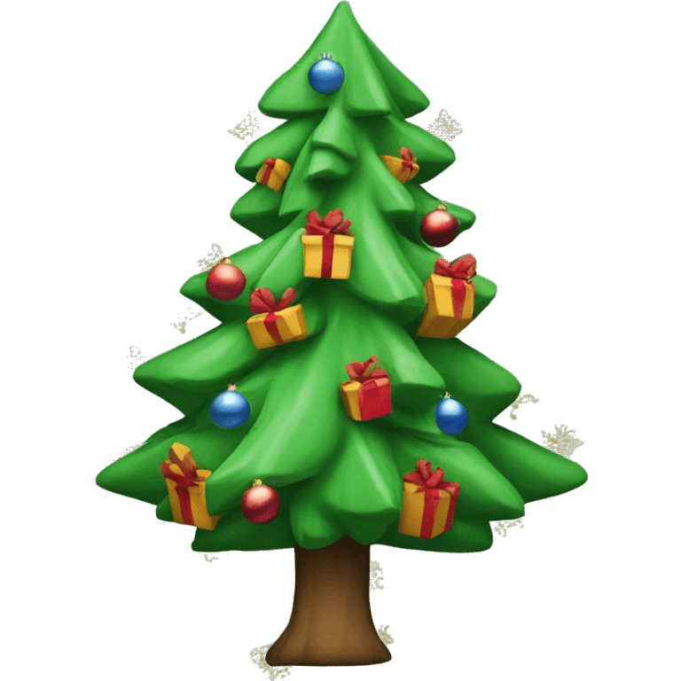 Present tree Christmas  emoji