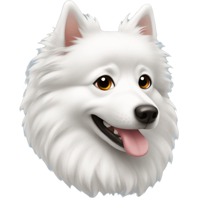 White spitz emoji