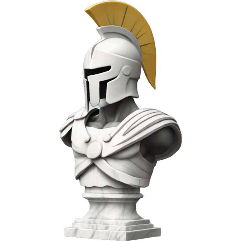 marble statue of spartan warrior emoji