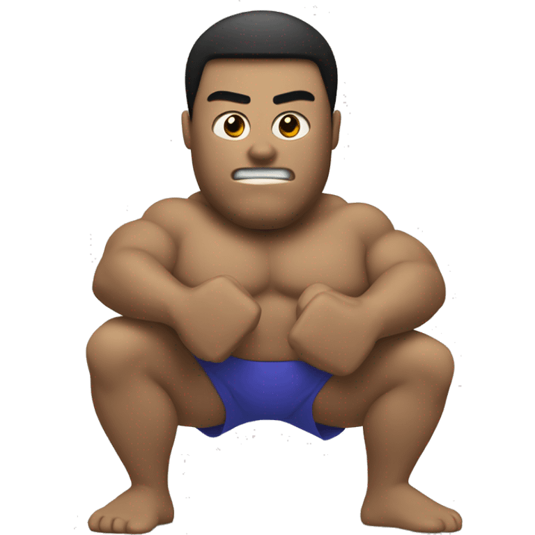 dumbbell sumo squat emoji