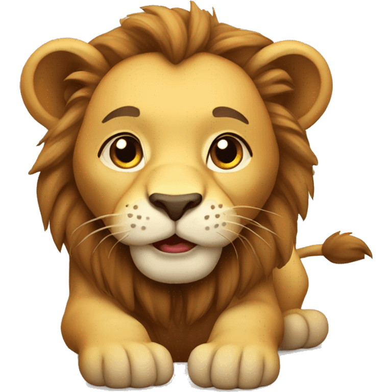 Cute lions emoji