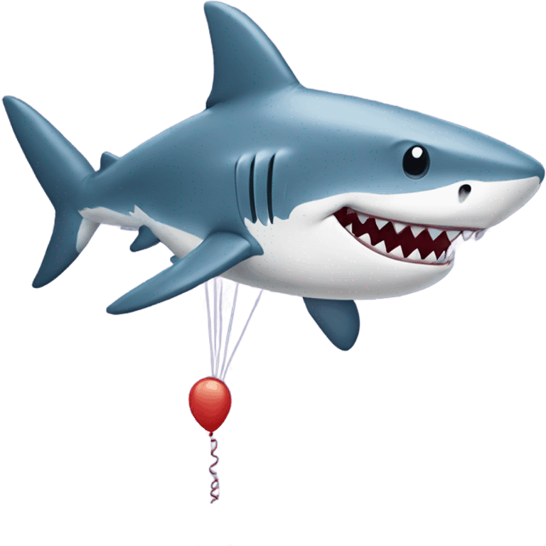 shark balloon emoji