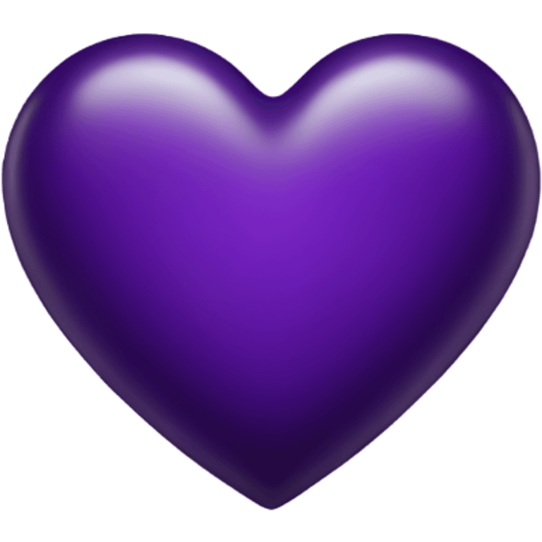 Dark Purple Heart  emoji