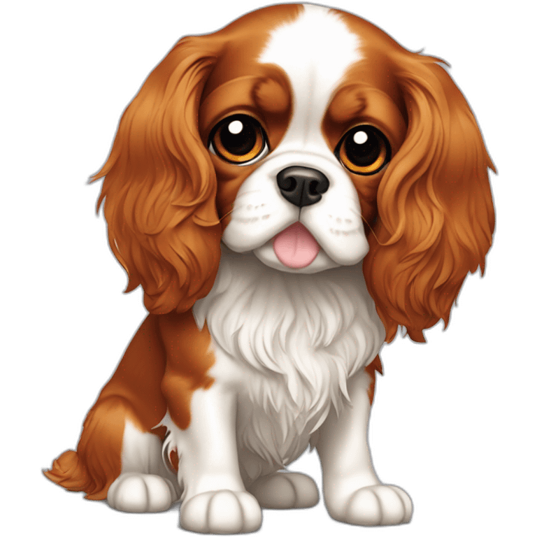  Cavalier King Charles Spaniel full body emoji