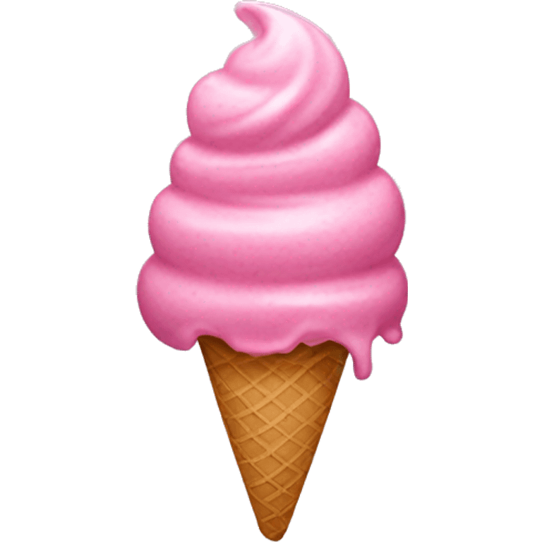 pink ice cream emoji