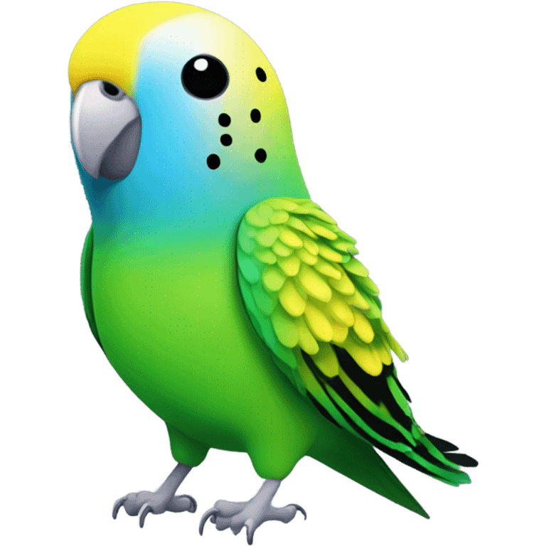 Generate an emoji of a budgie  emoji