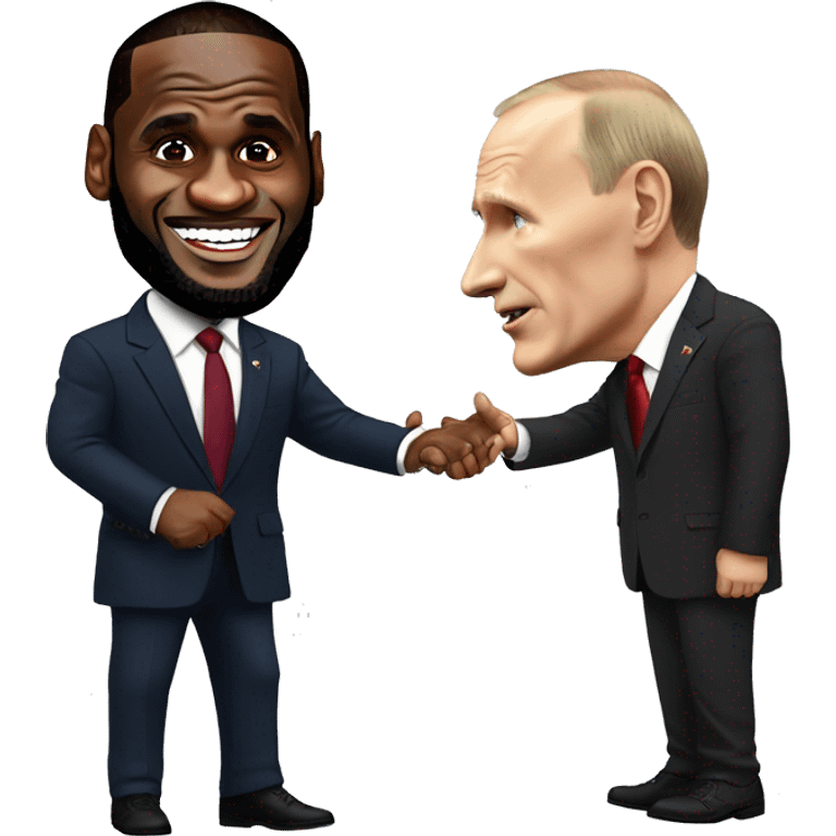 LeBron James play with Vladimir Putin emoji