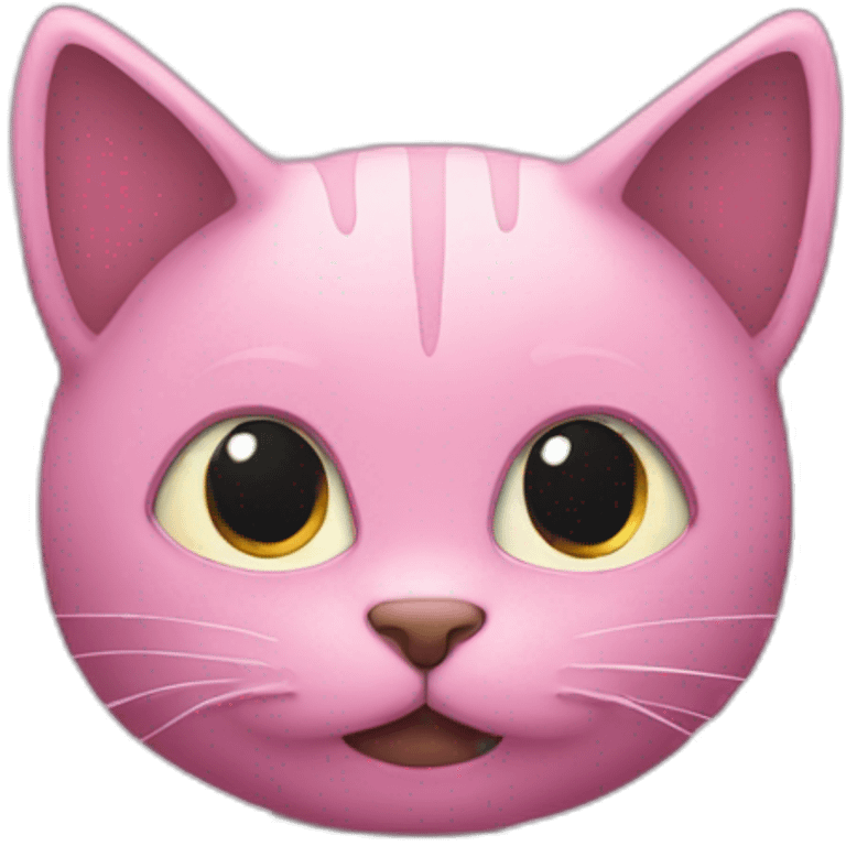 pink earthv with kitty ears emoji