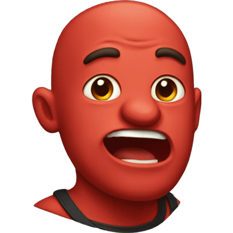 red cabbafe emoji