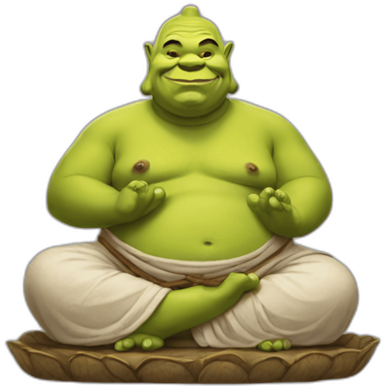 shrek Buddha emoji