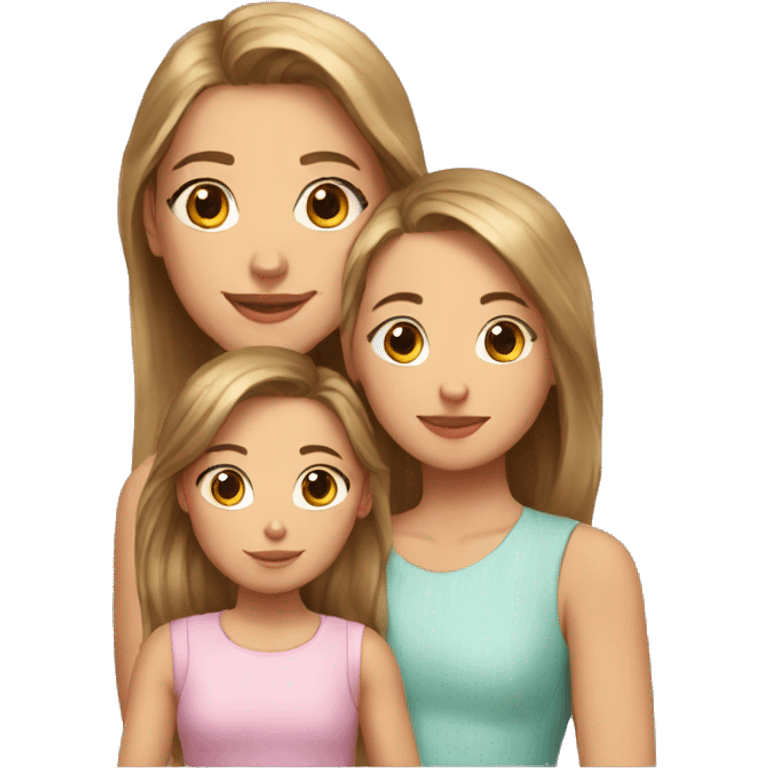 pretty Ilya girl (Sonya) and their kids emoji