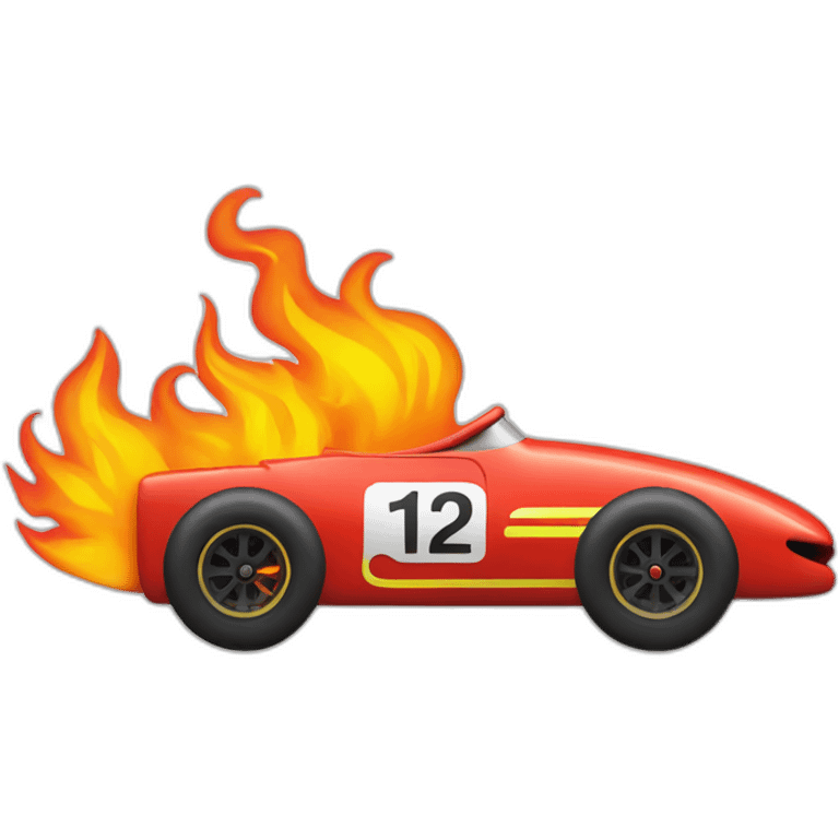 racing-car-on-fire emoji