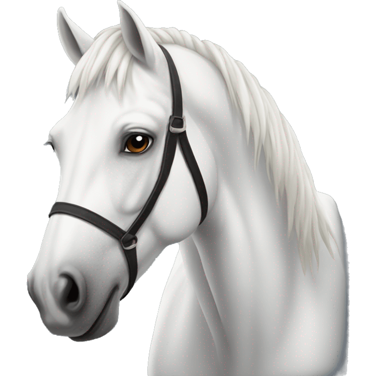 white horse  emoji