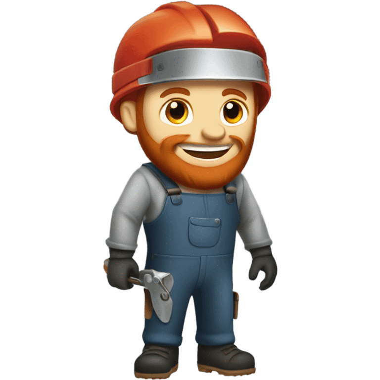 red head welder emoji