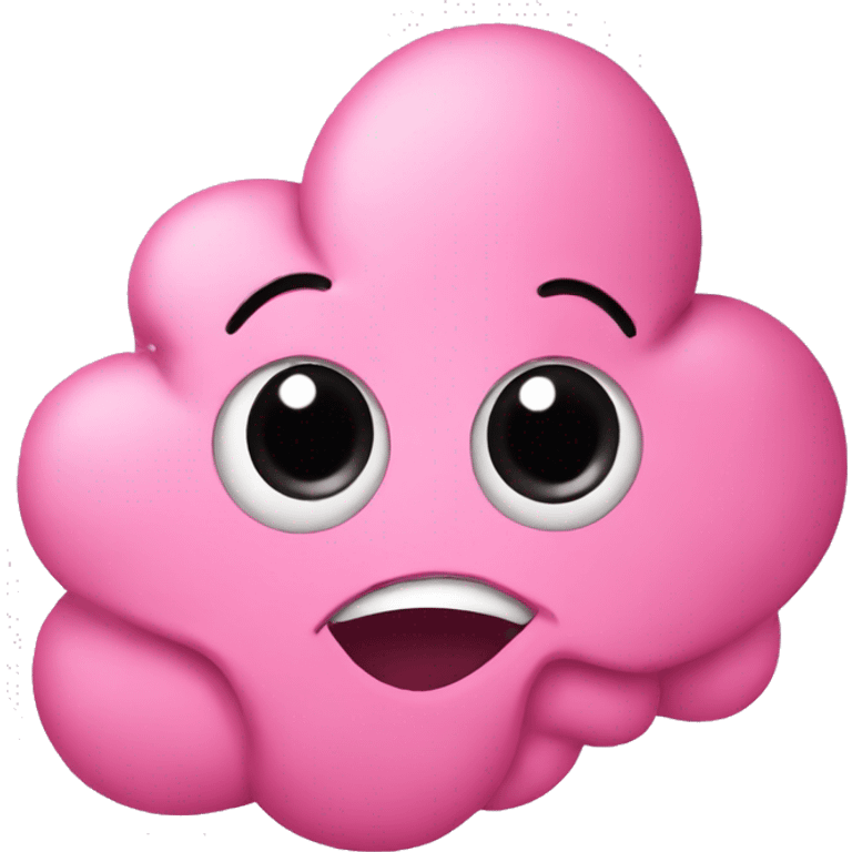 Pink poop emoji with lashes  emoji