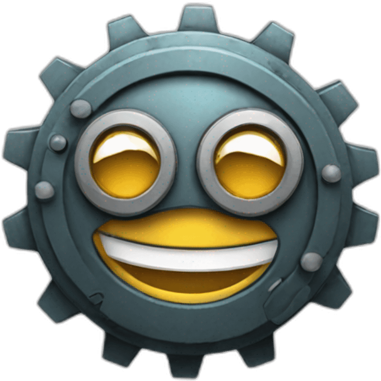 happy cog emoji