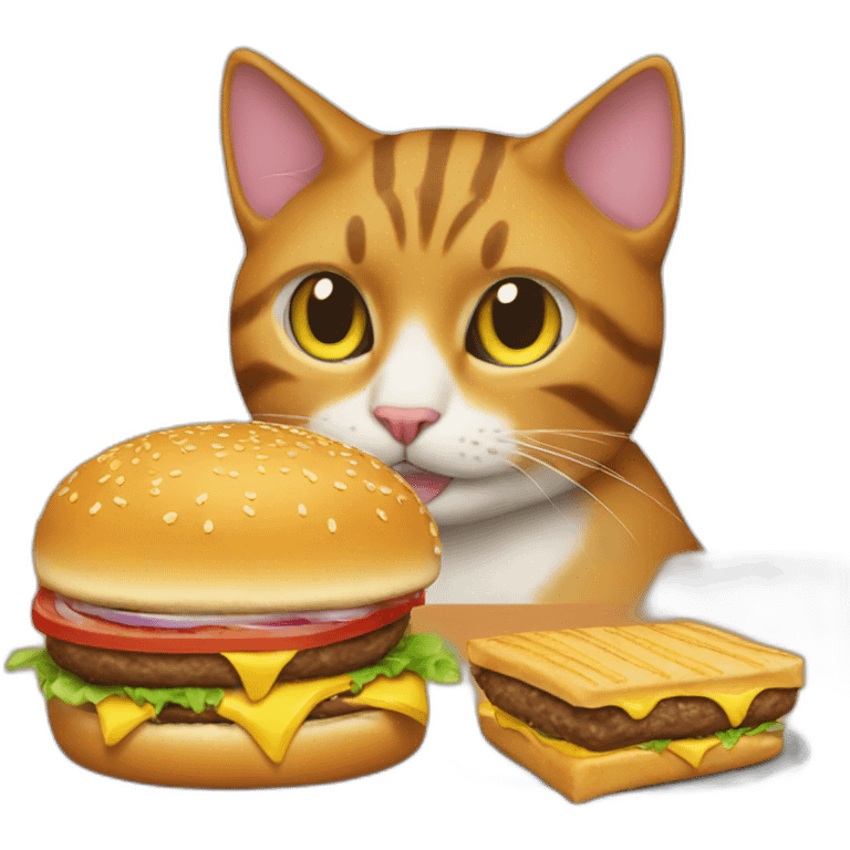 Cat-eating-a-burger emoji