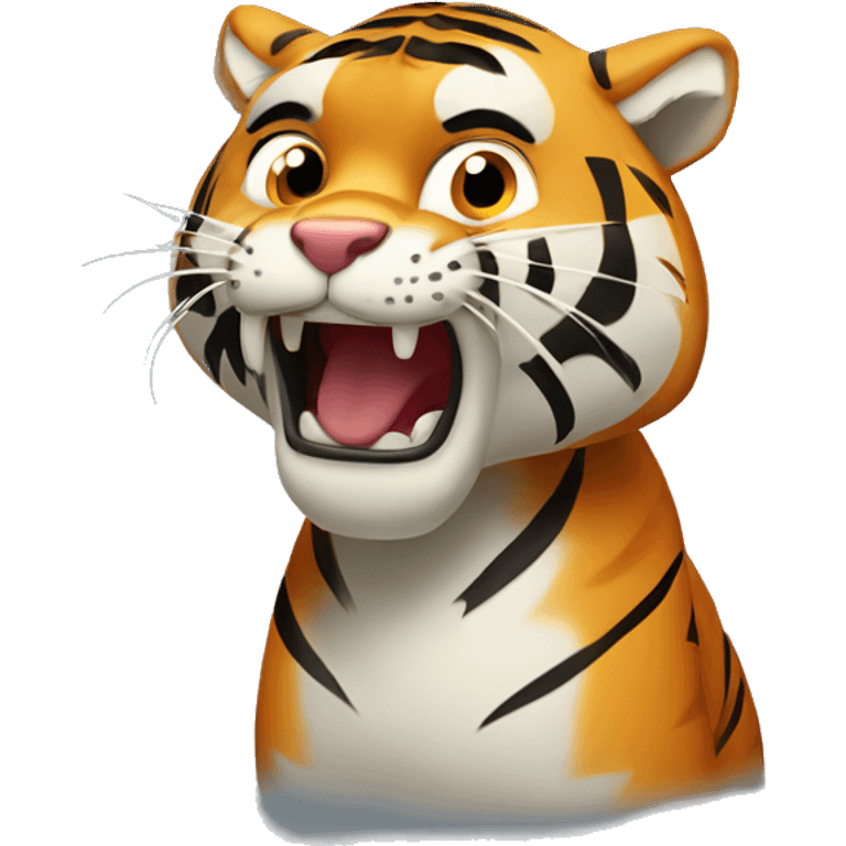 tiger rawring emoji