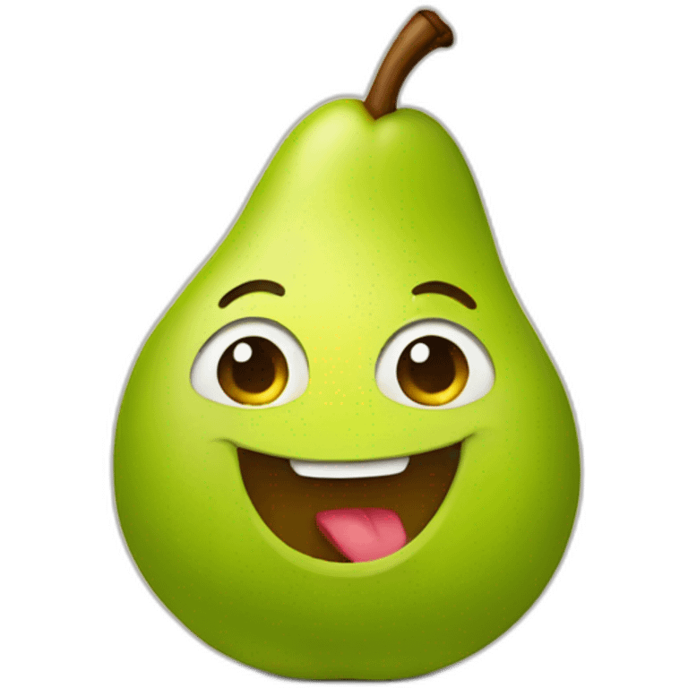 pear face emoji