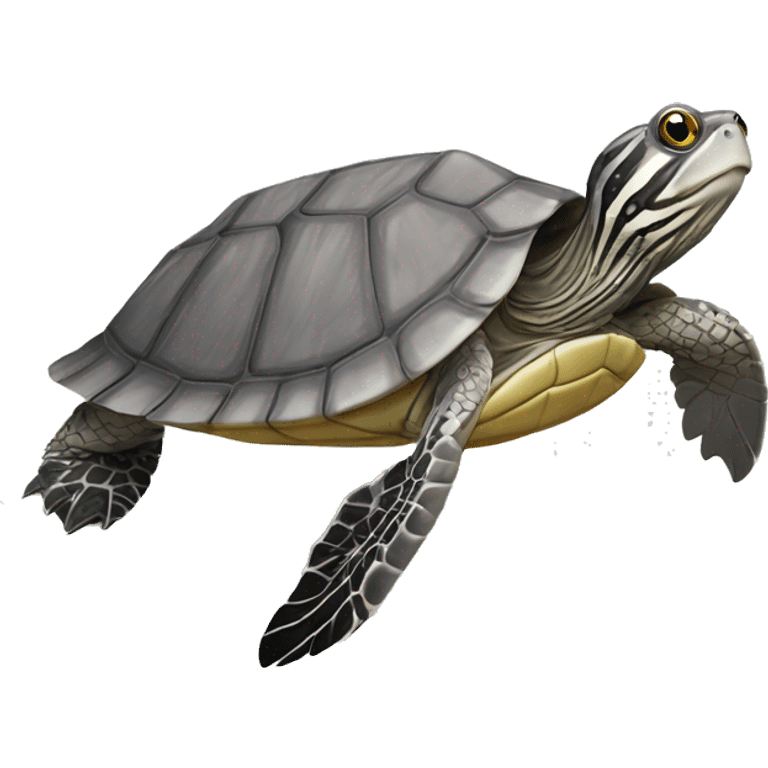 grey map turtle emoji