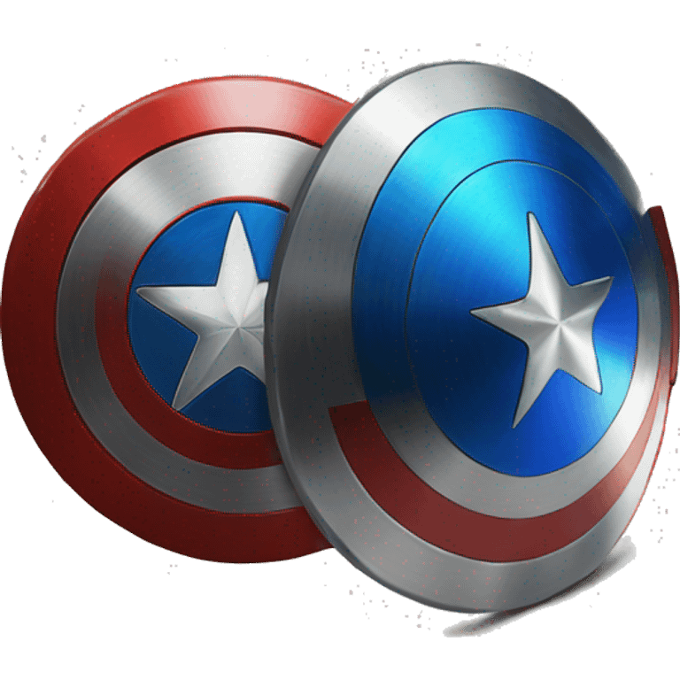 captain america shield with META logo replacing the star  emoji