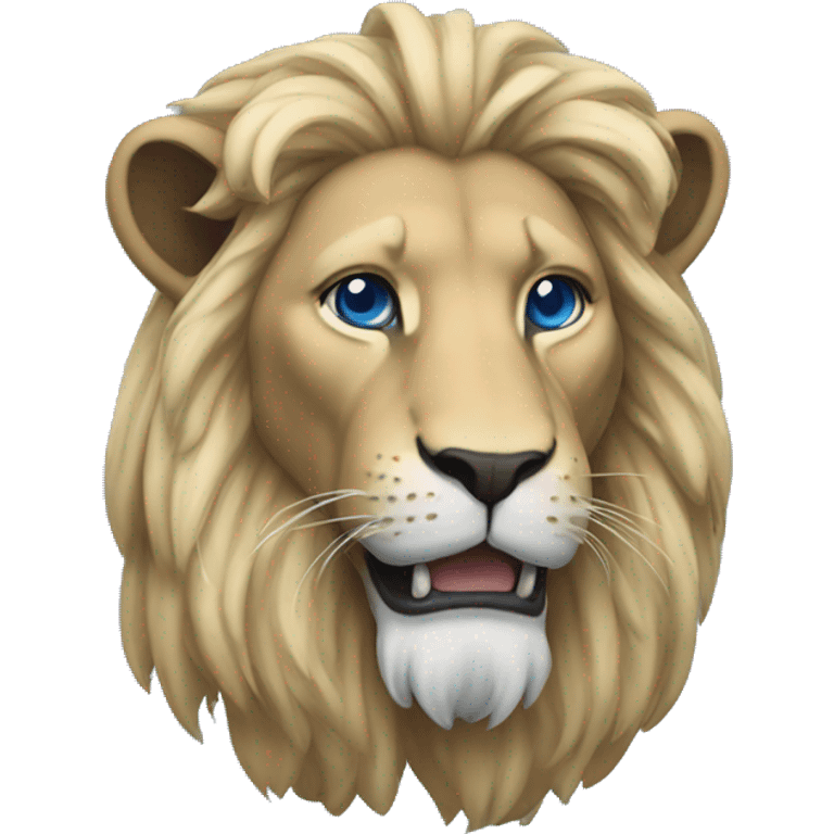 Blue lions emoji