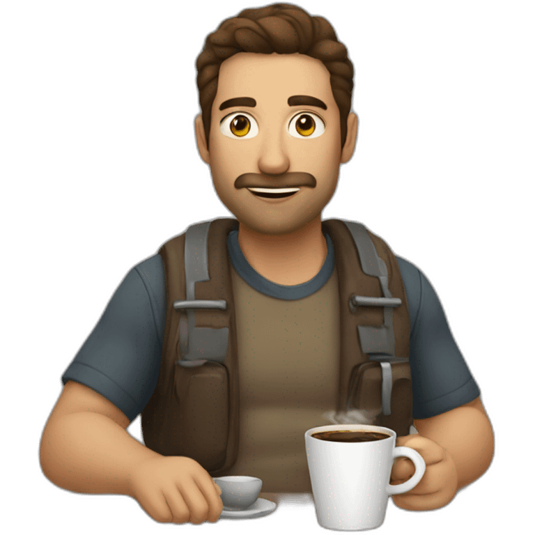 developer drinking coffee emoji