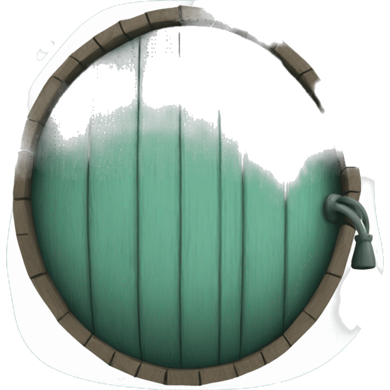 Teal barrel emoji