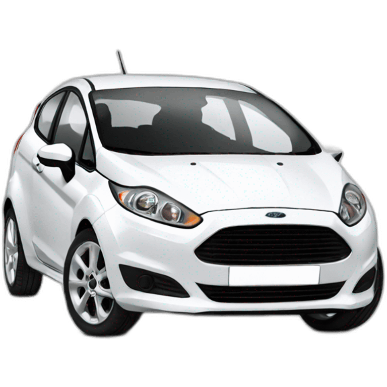 ford fiesta white emoji